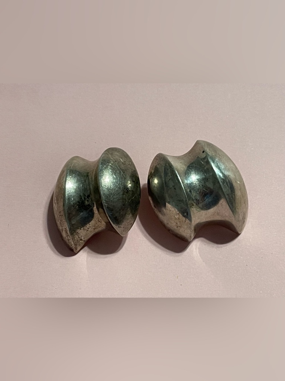 Jondell Spain 925 Sterling Silver Vintage Clip on Earrings #7777
